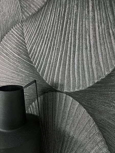 Newroom Vliestapete, Anthrazit Tapete Glamour Muster günstig online kaufen