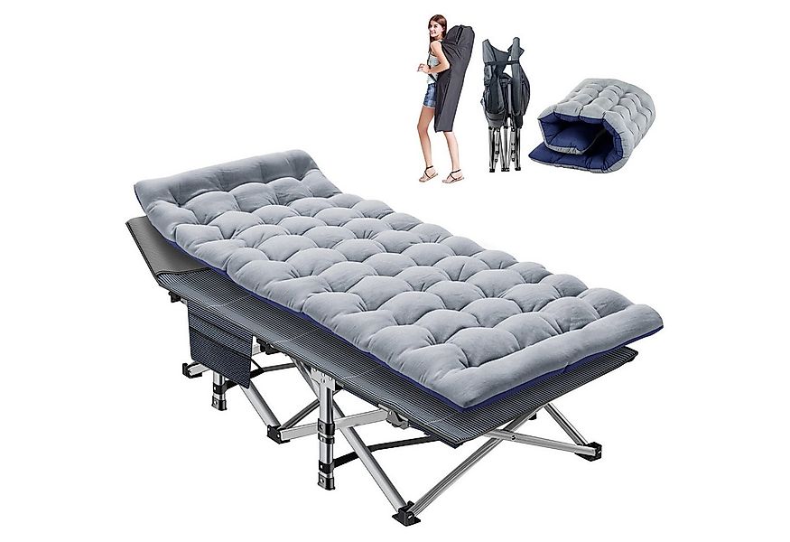 Meulbaty Klappbett Klappbar Feldbett, Campingbett für Camping mit Auflage & günstig online kaufen