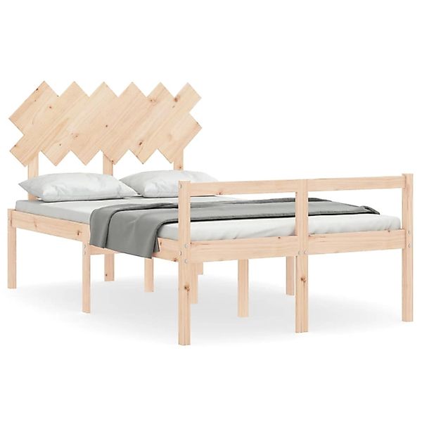 vidaXL Seniorenbett mit Kopfteil Massivholz 3195516 günstig online kaufen