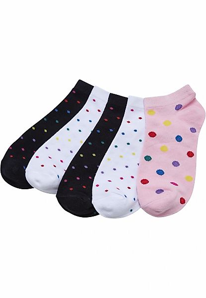 URBAN CLASSICS Basicsocken "Urban Classics Damen No Show Socks Rainbow Dots günstig online kaufen