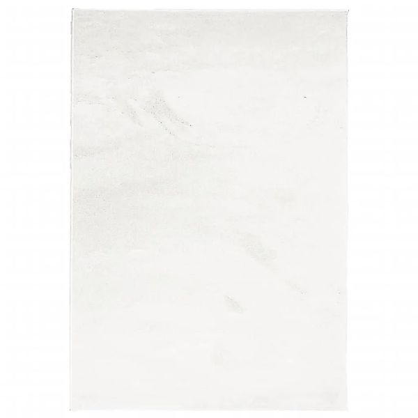 vidaXL Teppich OVIEDO Kurzflor Creme 160x230 cm 375515 günstig online kaufen