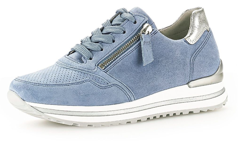 Gabor TURIN Keilsneaker mit Lochmuster, Weite günstig online kaufen