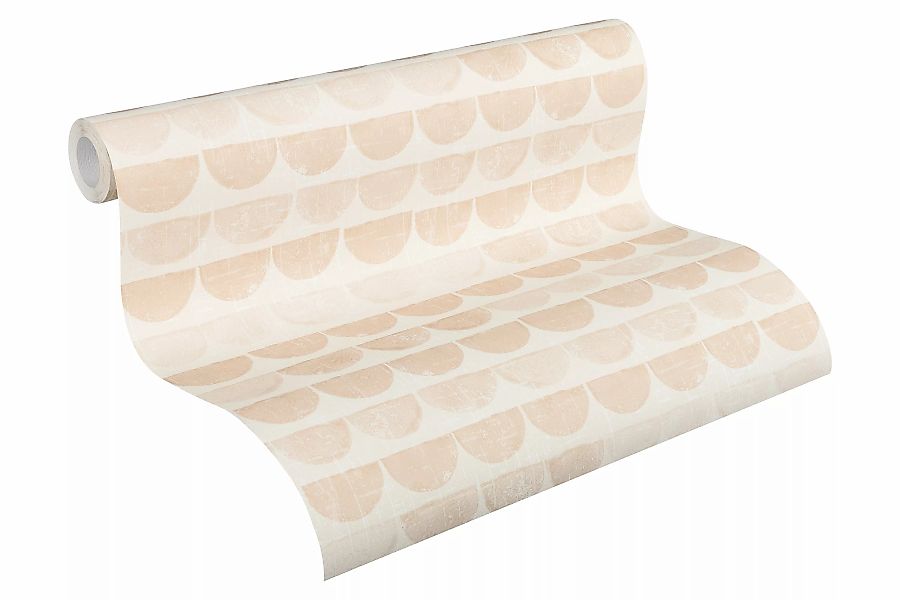 Mustertapete A.S. Création Scandinavian Style in Beige Creme - 342441 günstig online kaufen