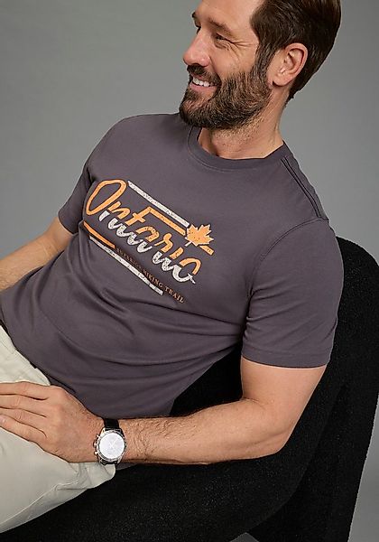 Man's World Rundhalsshirt Neue Kollektion! normale Passform, kurzarm, mit P günstig online kaufen