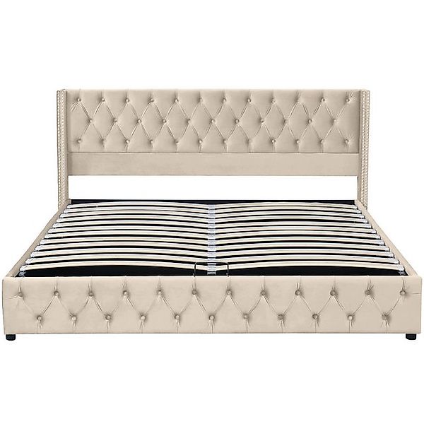Gotagee Polsterbett Funktionsbett Doppelbett Stauraum Bettgestell 180x200 c günstig online kaufen