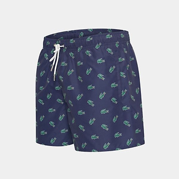 Lacoste  Badeshorts Swimming trunks all over print - navy blue multico günstig online kaufen