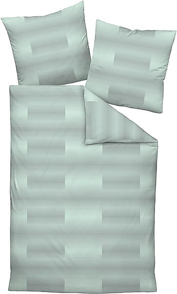 Janine Janine Mako-Satin Bettwäsche MILANO 45105 grün limette Größe:  155x2 günstig online kaufen