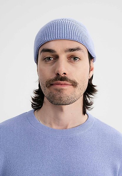 MELA Strickmütze Unisex Kurze Rippstrick Mütze günstig online kaufen