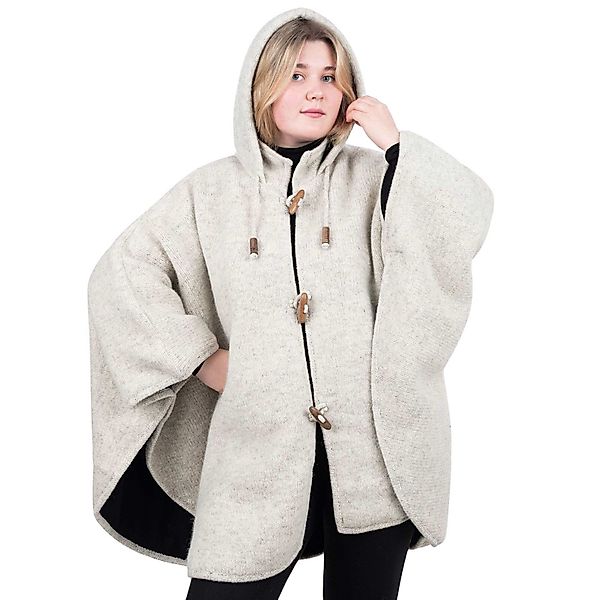 KUNST UND MAGIE Strickcape Strick Poncho+Kapuze günstig online kaufen