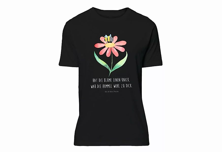 Mr. & Mrs. Panda T-Shirt Hummel Blume - Schwarz - Geschenk, Hummeln, T-Shir günstig online kaufen