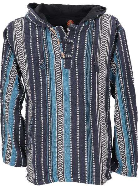 Guru-Shop Sweater Goa Kapuzenshirt, Baja Hoodie, günstig online kaufen
