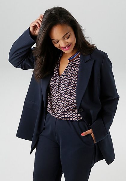 Aniston PLUS Jerseyblazer aus super bequemer elastischer Qualität - NEUE KO günstig online kaufen