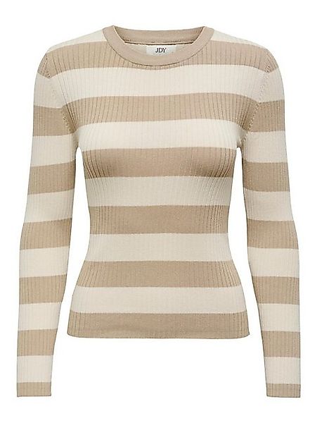 JACQUELINE de YONG Strickpullover Gestreift Langarm Strickpullover Gerippt günstig online kaufen