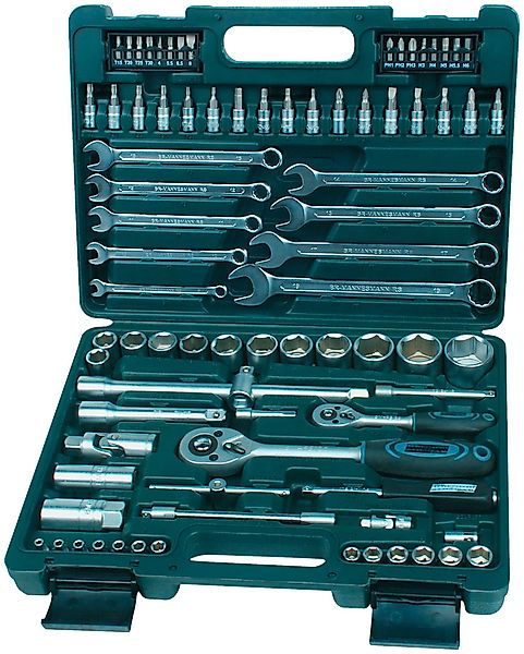 Brüder Mannesmann Werkzeuge Werkzeugset M29112, 82-tlg. günstig online kaufen