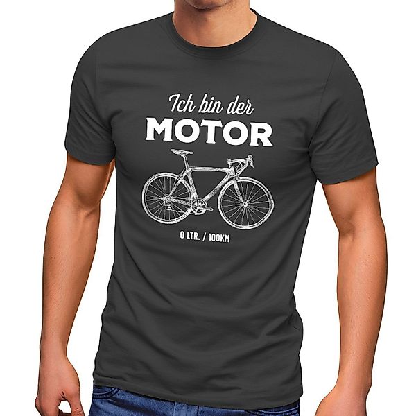 MoonWorks Print-Shirt Herren T-Shirt Fahrrad Sprüche günstig online kaufen