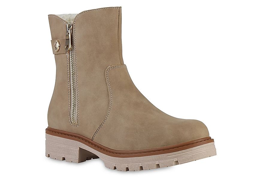 VAN HILL 841444 Stiefelette Damen Gefüttert Klassische Stiefeletten Profil- günstig online kaufen