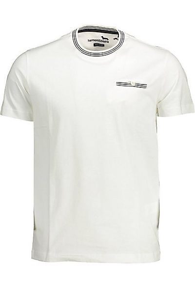 Harmont & Blaine T-Shirt Weißes Herren T-Shirt Regular Fit mit Tasche & günstig online kaufen