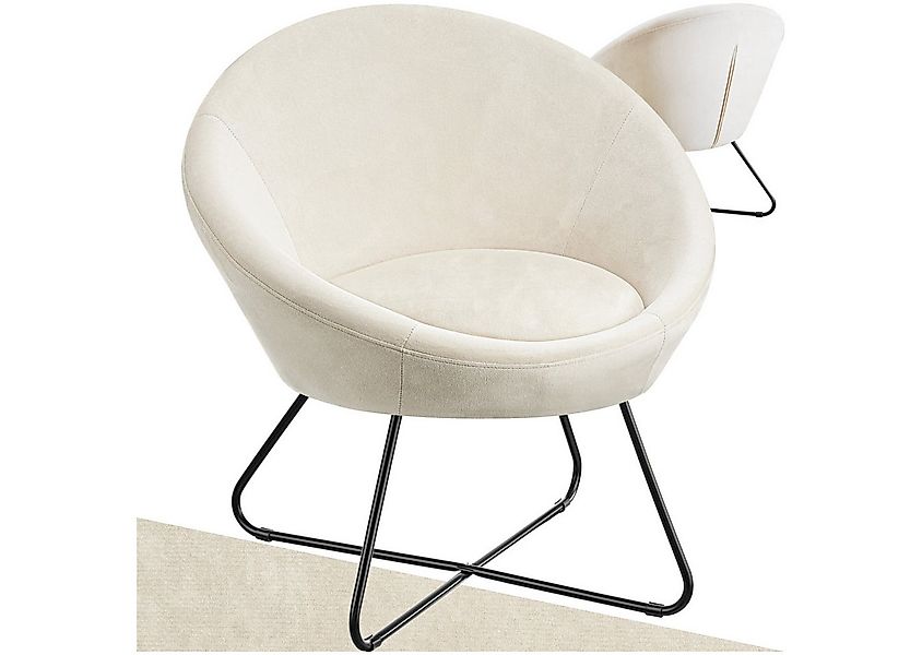 tectake Relaxsessel Cocktailsessel Centera, Belastbarkeit 120 kg, 83 x 73 x günstig online kaufen