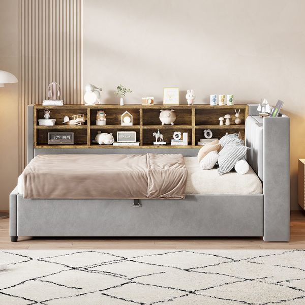 STILVORA Schlafsofa 90×200 mit Matratze&Stauraum,Daybett Tagesbett günstig online kaufen