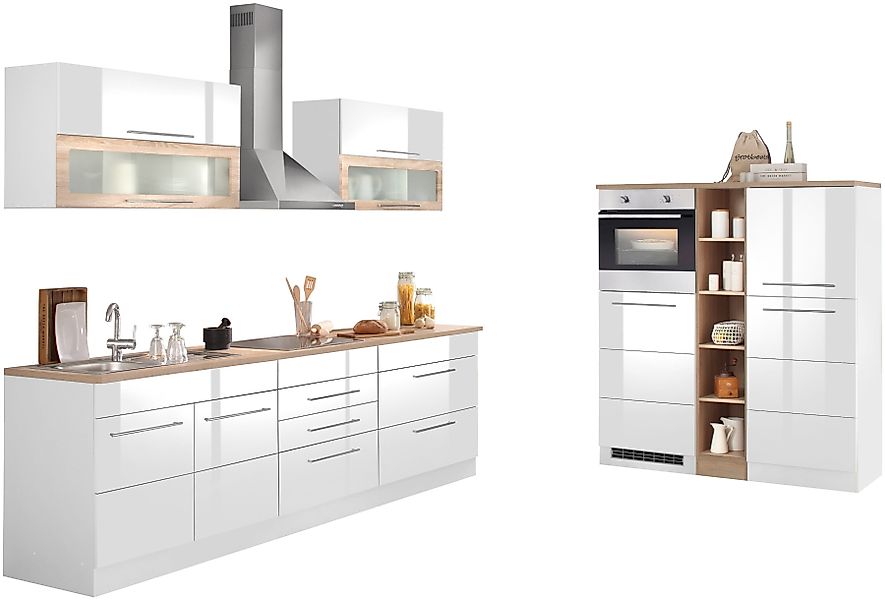 KOCHSTATION Küchenzeile KS-Wien, Breite 430 cm, günstig online kaufen