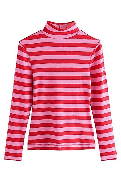 Next Rollkragenshirt Geripptes Langarmshirt mit Rollkragen (1-tlg) günstig online kaufen