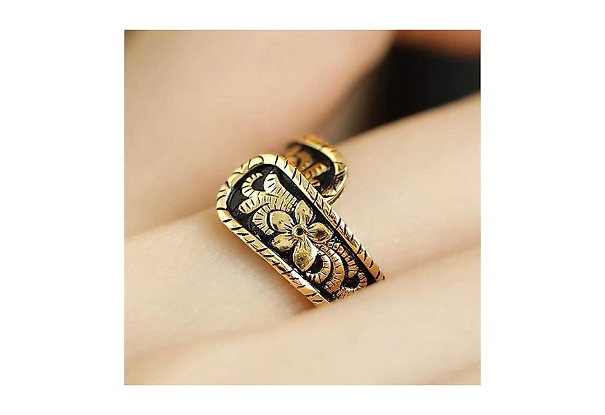 The Beauty House Fingerring Damen Vintage Ring mit Blumen günstig online kaufen