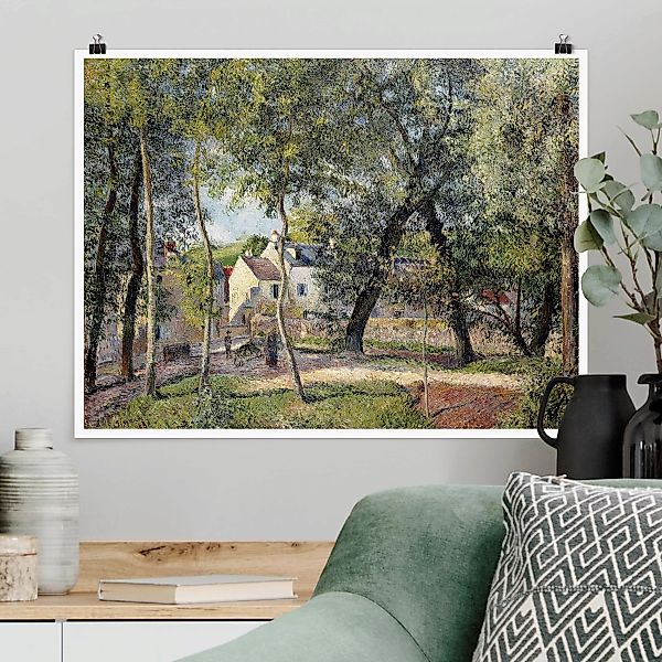 Poster Kunstdruck - Querformat Camille Pissarro - Landschaft bei Osny günstig online kaufen
