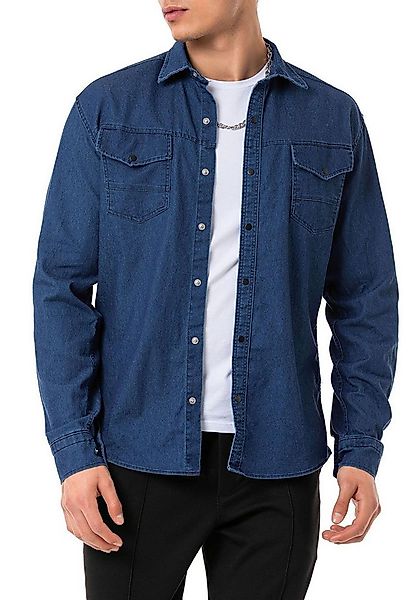 RedBridge Jeanshemd Premium Denim Hemd günstig online kaufen