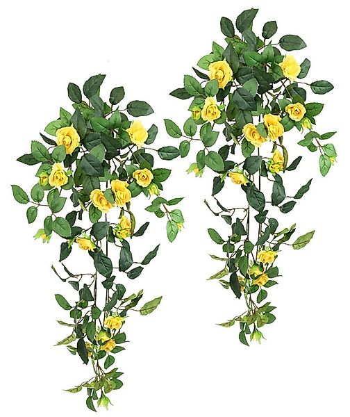 Kunstblume Künstlicher Rosenhänger, I.GE.A., Höhe 74 cm, Rosenranke Rosenbo günstig online kaufen