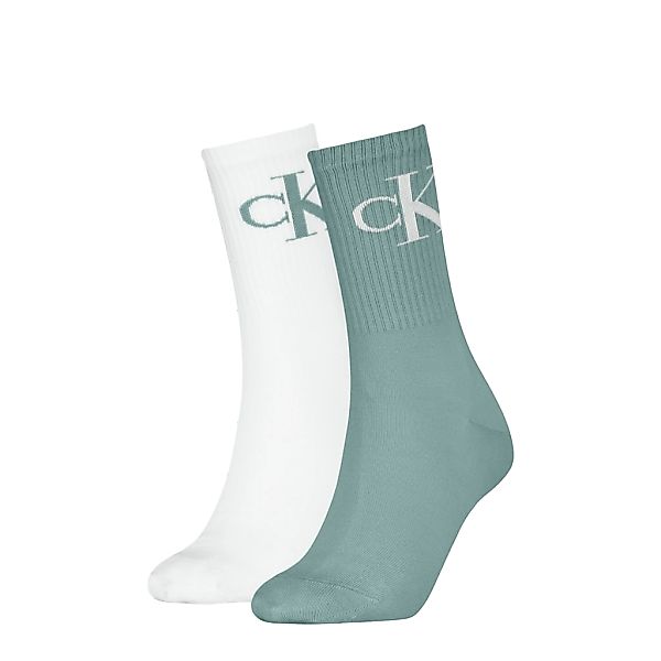 Calvin Klein Jeans Socken "CKJ WOMEN SOCK 2P MONOGRAM", (2 Paar, 2 Paar), m günstig online kaufen
