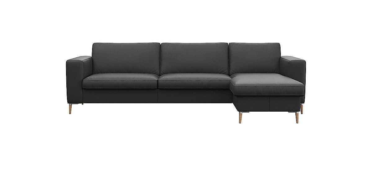 FLEXLUX Ecksofa »Fiore, super Sitzkomfort durch Kaltschaum im Sitz, L-Form« günstig online kaufen