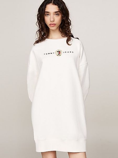 Tommy Jeans Jerseykleid TJW CREST LINEAR CREW DRESS EXT mit Linear Logoschr günstig online kaufen