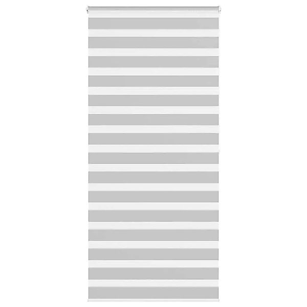 vidaXL Doppelrollo Hellgrau 115x200 cm Stoffbreite 110,9 cm Polyester 40144 günstig online kaufen