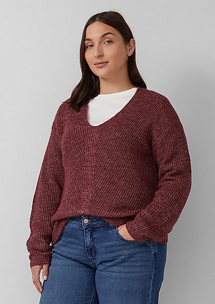 s.Oliver Longpullover Strickpullover Weicher Strickpullover im Relaxed Fit günstig online kaufen