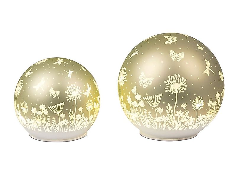 formano Tischleuchte Blumenwiese, LED, mit Timerfunktion, Grün, Motiv: Blum günstig online kaufen