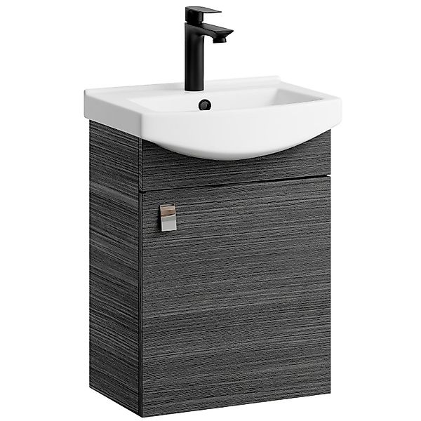 Planetmöbel Waschtisch Waschtischunterschrank 45 cm (Anthrazit) günstig online kaufen