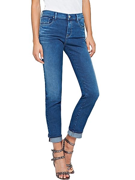 Replay Damen Jeans Vivy - Slim Fit - Blau - Medium Blue günstig online kaufen