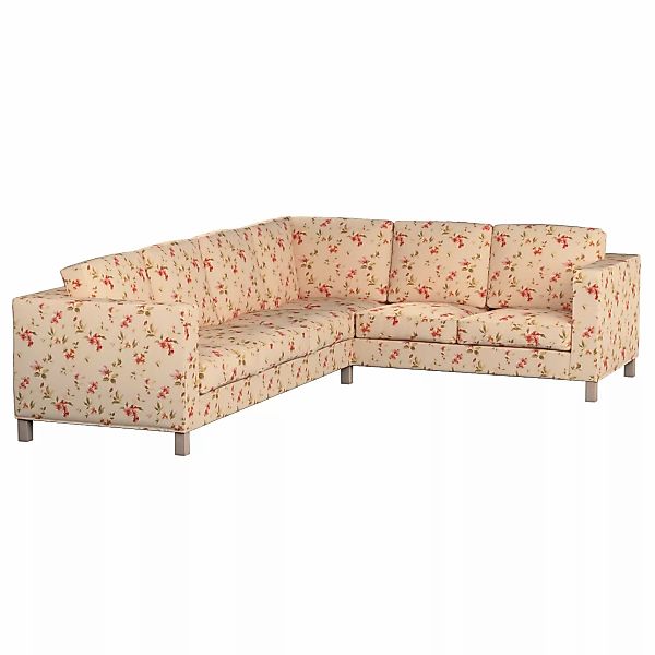 Bezug für Karlanda Sofa Ecke links, creme-rosa, 36cm x 30cm x 50cm, Londres günstig online kaufen