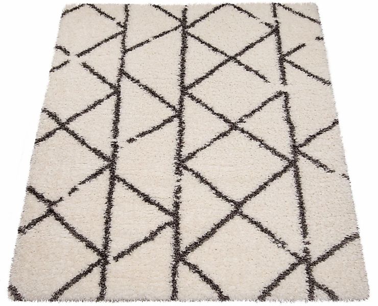 Paco Home Hochflor-Teppich "Maghreb 78" rechteckig 44 mm Höhe modernes Desi günstig online kaufen