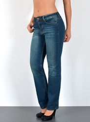 ESRA Straight-Jeans High Waist Damen Jeans günstig online kaufen