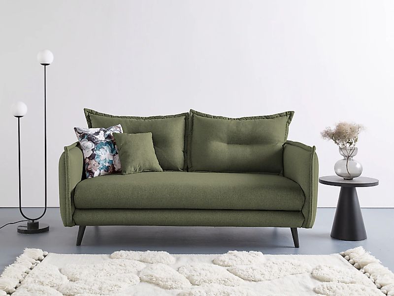 Home affaire 3-Sitzer "Lazio" inklusive 1 Stk. Wende- und 1 Stk. Zierkissen günstig online kaufen