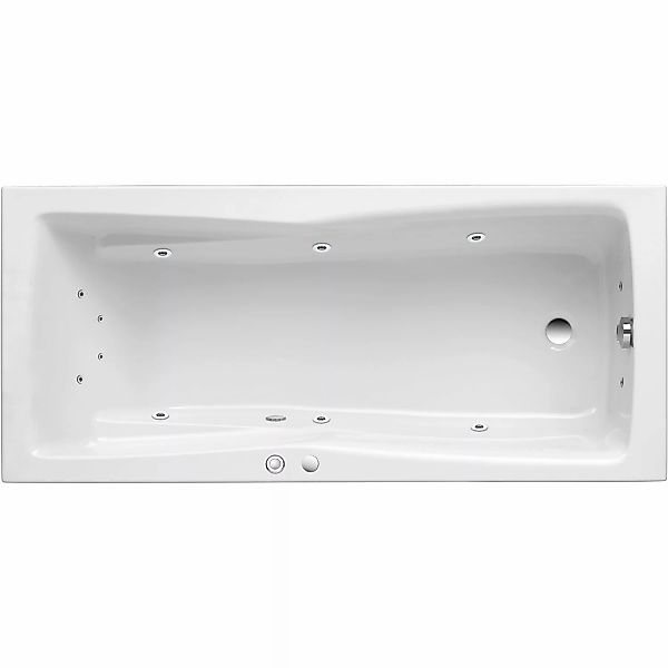 Ottofond Whirlpool Atlanta Komfort 160 cm x 70 cm Weiß günstig online kaufen