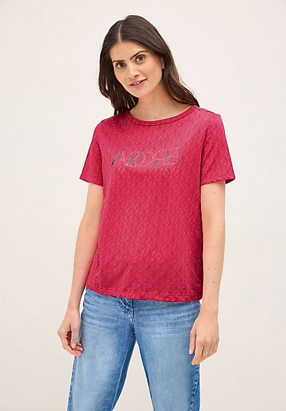 Cecil T-Shirt, mit Burnout-Optik günstig online kaufen