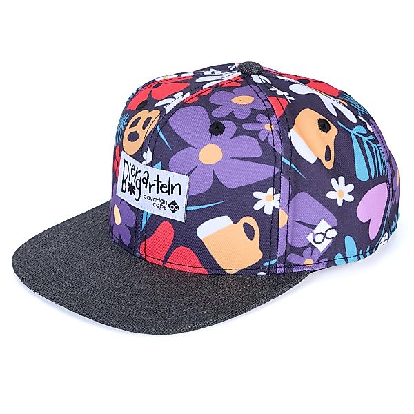 Bavarian Caps Snapback Cap "Biergarteln" Farbe grau/schwarz Größe: One Size günstig online kaufen