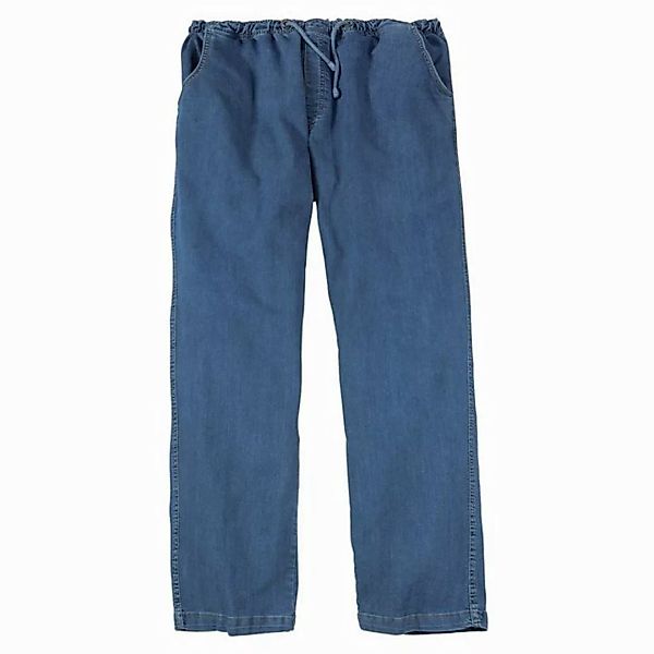 ABRAXAS Stretch-Jeans Abraxas Schlupf-Stretchjeans blau bleached Übergröße günstig online kaufen