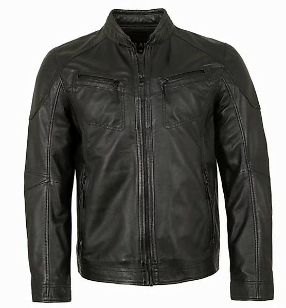 Jilani Lederjacke Brisbane Jilani - Herren Lederjacke Lammnappa schwarz günstig online kaufen