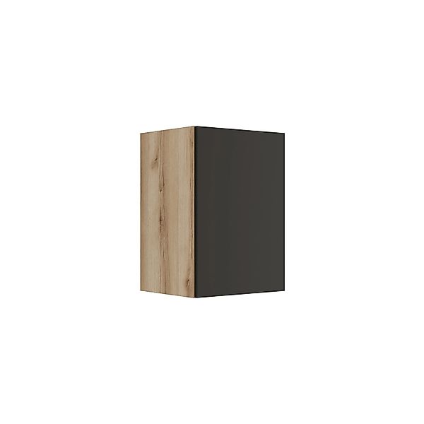 Optifit Küchen-Oberschrank 40 x 57,6 x 34,6 cm Noah420 Anthrazit Wildeiche günstig online kaufen