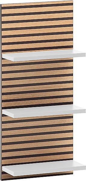 Schildmeyer Wandregal Katta, Breite 30 cm, Drei Ablageböden, Rückwand in Ak günstig online kaufen