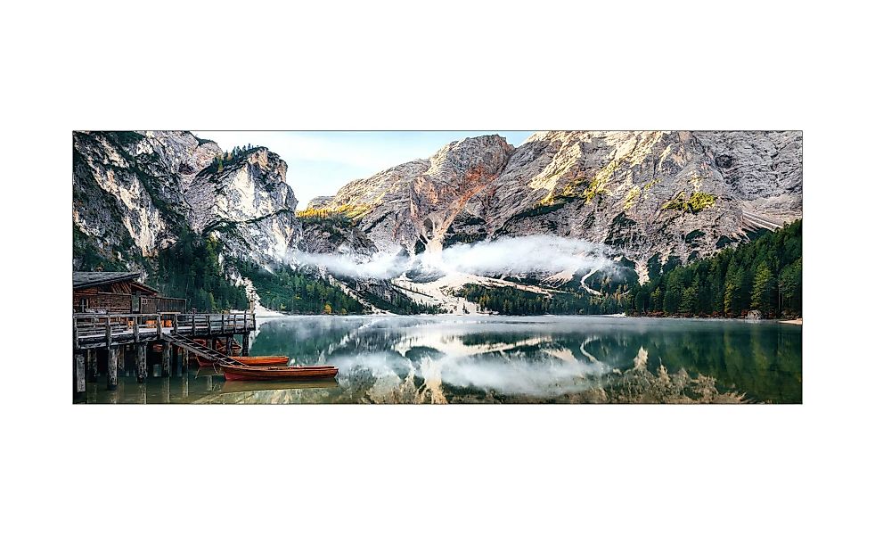 Glasbild 80x30 cm  Wildsee IV - 80 cm - 30 cm - Sconto günstig online kaufen