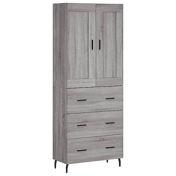 vidaXL Highboard Highboard Grau Sonoma 69,5x34x180 günstig online kaufen